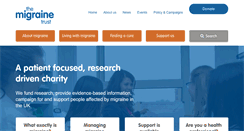 Desktop Screenshot of migrainetrust.org