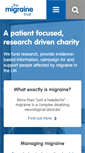 Mobile Screenshot of migrainetrust.org